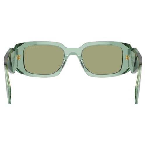 prada pr 17ws 11r10e transparent sage sunglasses back