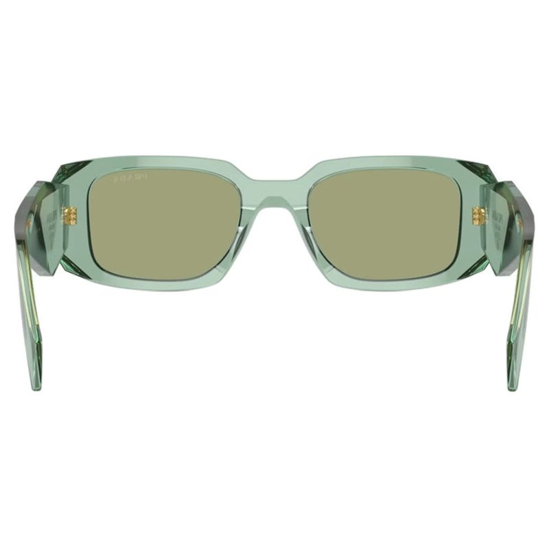 prada pr 17ws 11r10e transparent sage sunglasses back