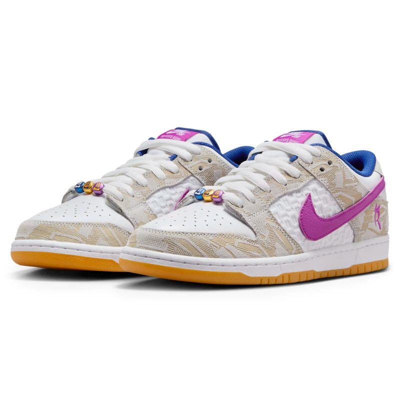 rayssa leal x nike sb dunk low deep royal vivid purple fz5251 001 detail