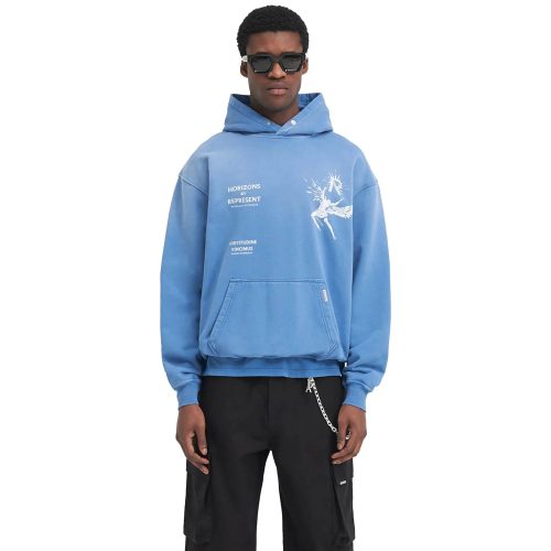 represent icarus sky blue hoodie mlm468 432 model front