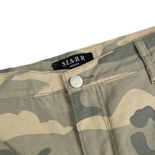 siarr camo shorts green waist