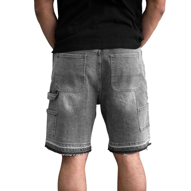 siarr carpenter shorts dark grey model back