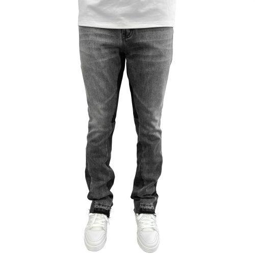 siarr flared jeans dark grey model