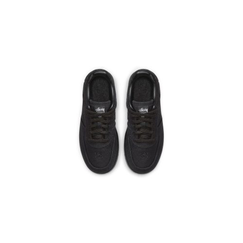 stussy x nike air force 1 low black ps dd1578 001 top