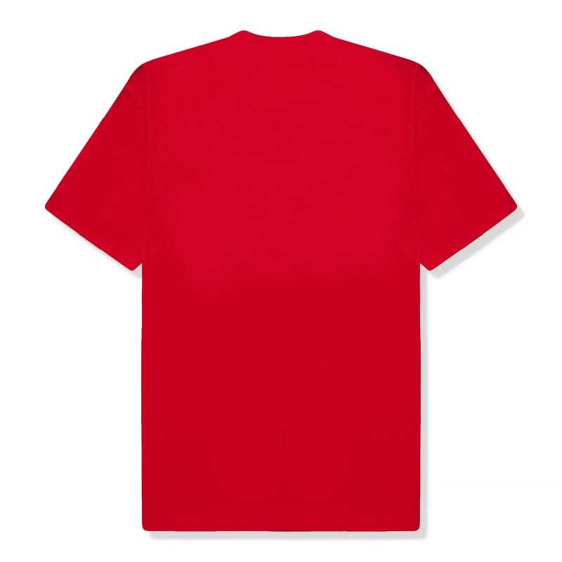 supreme maradona red t shirt back