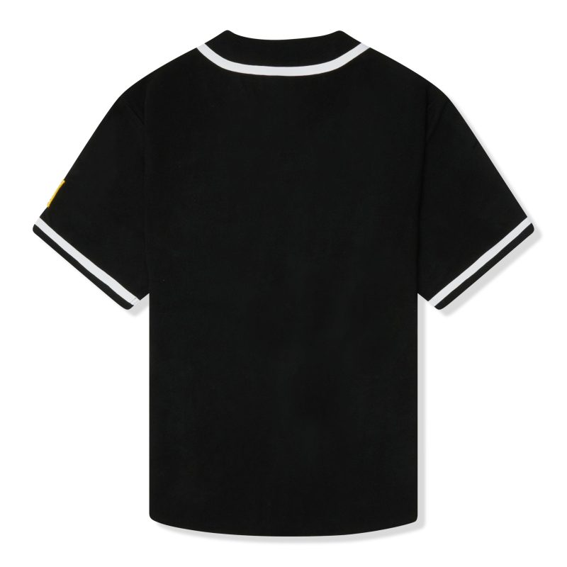 supreme mitchell ness wool black baseball jersey fw23kn26 back