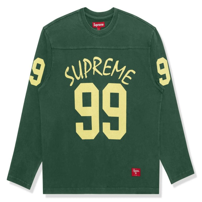 supreme99l sgreenfootballtshirtfront