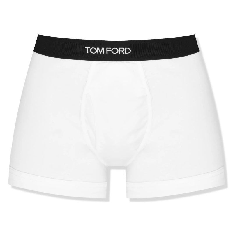 tom ford 2 pack cotton white boxer briefs front