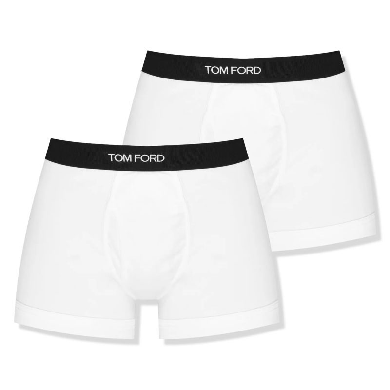 tom ford 2 pack cotton white boxer briefs pack