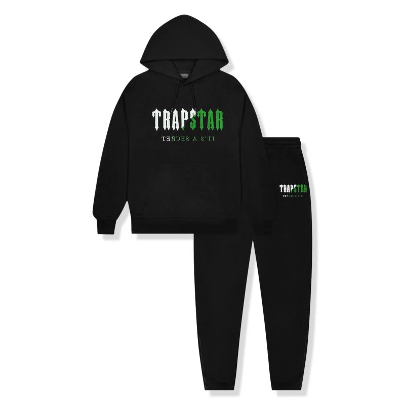 trapstar chenille decoded black green tracksuit front 1 eede5120 ef72 4cbd 92fd 1e76af323736