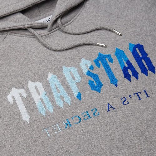 trapstar chenille decoded grey ice flavours 2.0 edition tracksuit crepslocker close up pants