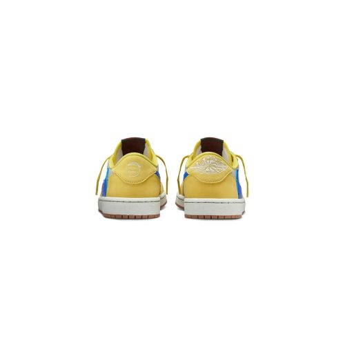 travis scott x air jordan 1 low canary td back