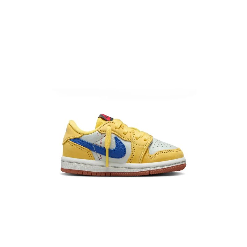 travis scott x air jordan 1 low canary td side