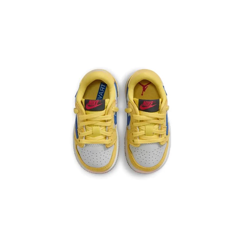 travis scott x air jordan 1 low canary td top