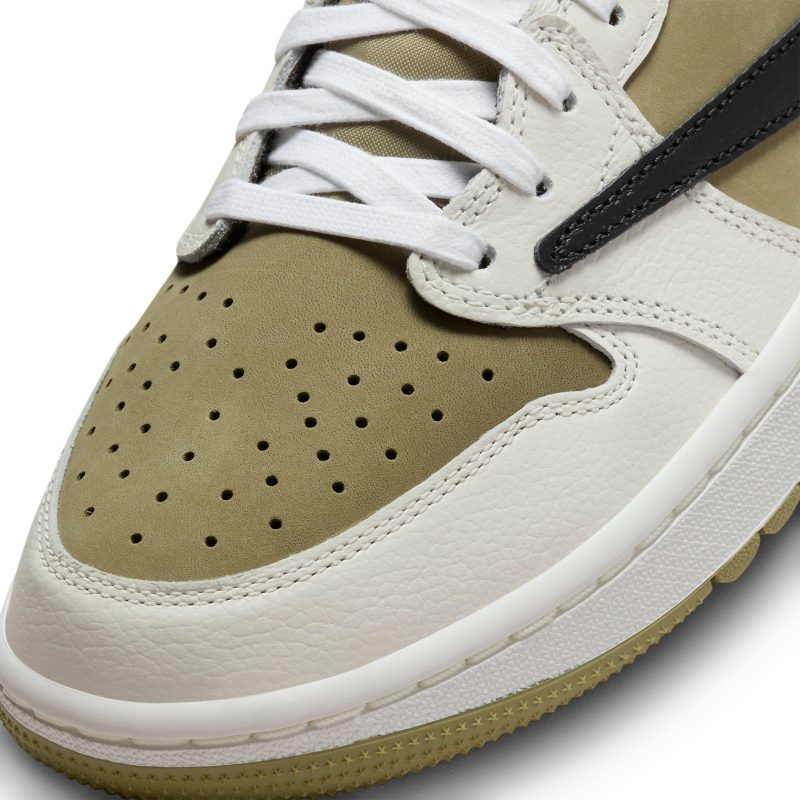 travis scott x air jordan 1 low golf olive fz3124 200 toe