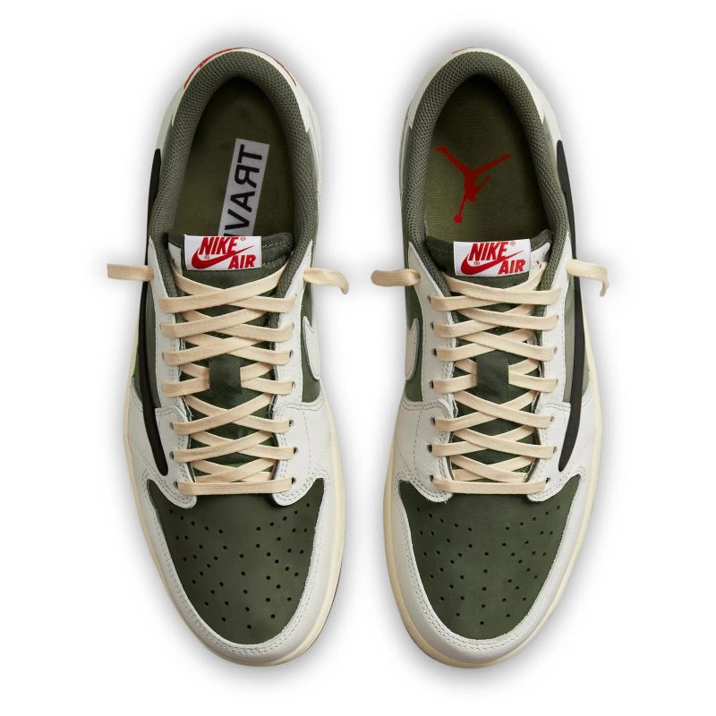 travis scott x air jordan 1 low og olive dm7866 200 top