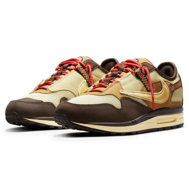 travis scott x nike air max 1 baroque brown do9392 200 front side