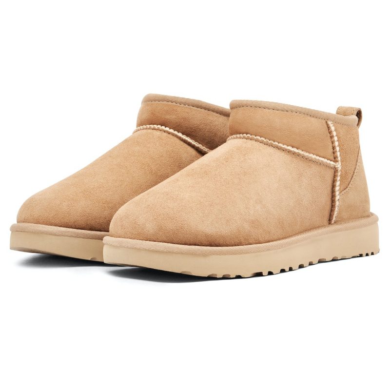 ugg classic ultra mini sand w 1116109 san front side