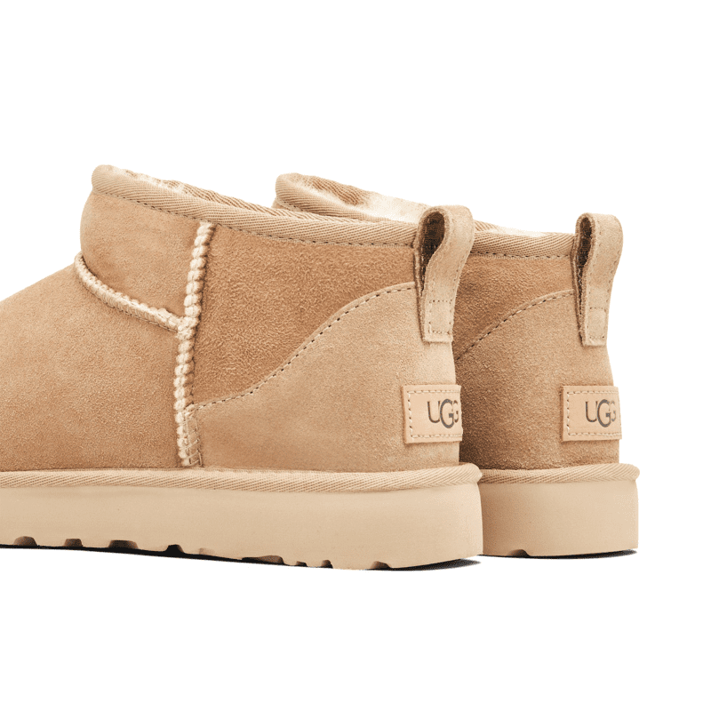 ugg classic ultra mini sand w 1116109 san heel back