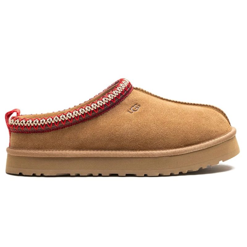 ugg tazz chestnut kids slippers 1143776k che side