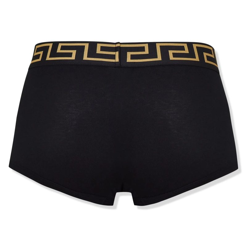 versace icon two pack greca waistband black trunks back